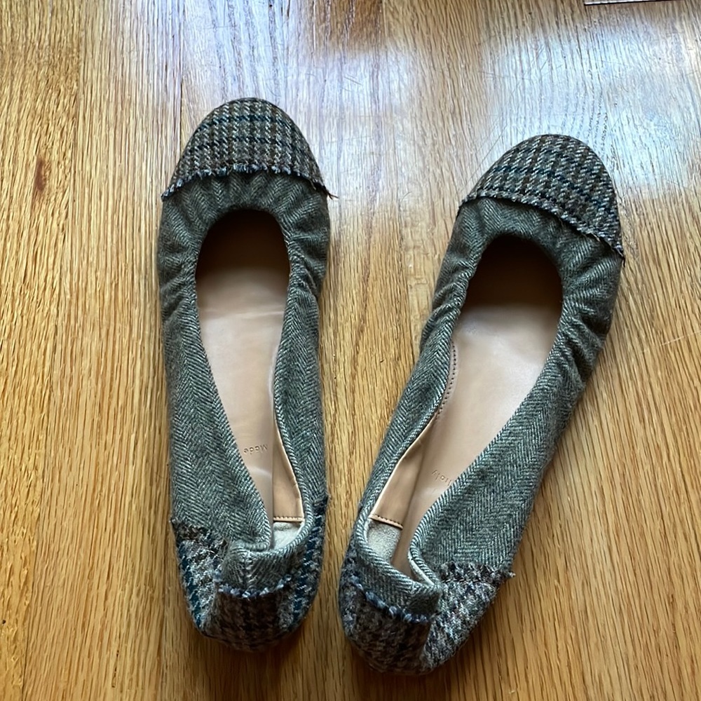 Tweet cloth shoes, Jcrew slight worn